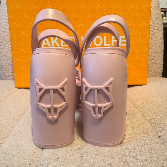 Naked Wolfe pink platform heels - Picture 7 of 12